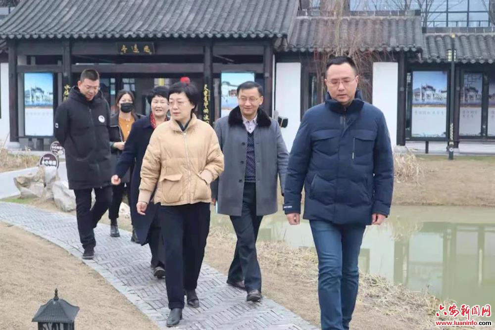 2月14日下午,六安市副市长魏武,市文旅局局长蔡黎丽等一行赴裕安区