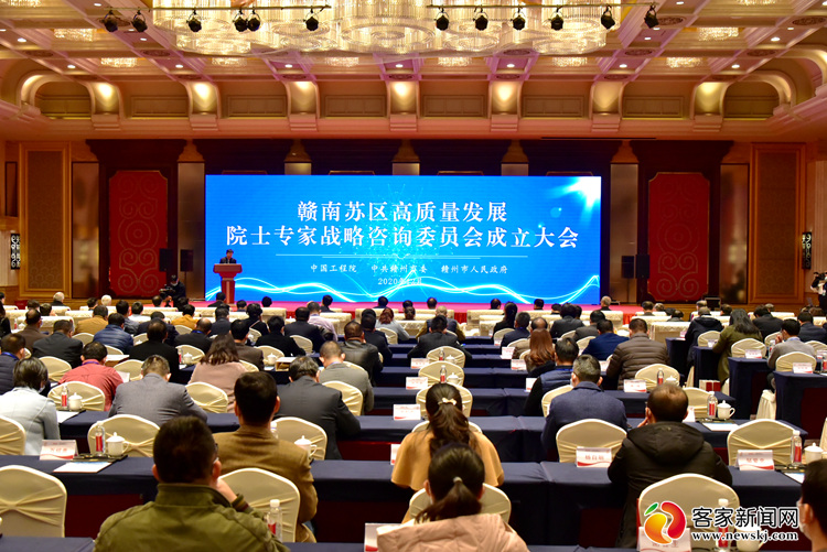  赣南苏区高质量发展院士专家战略咨询委员会在赣州成立