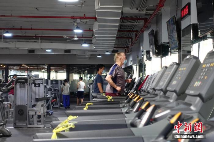 资料图:当地时间9月2日,美国纽约市皇后区的一家健身房重新开放。<a target='_blank' href='http://www.chinanews.com/'><p align=