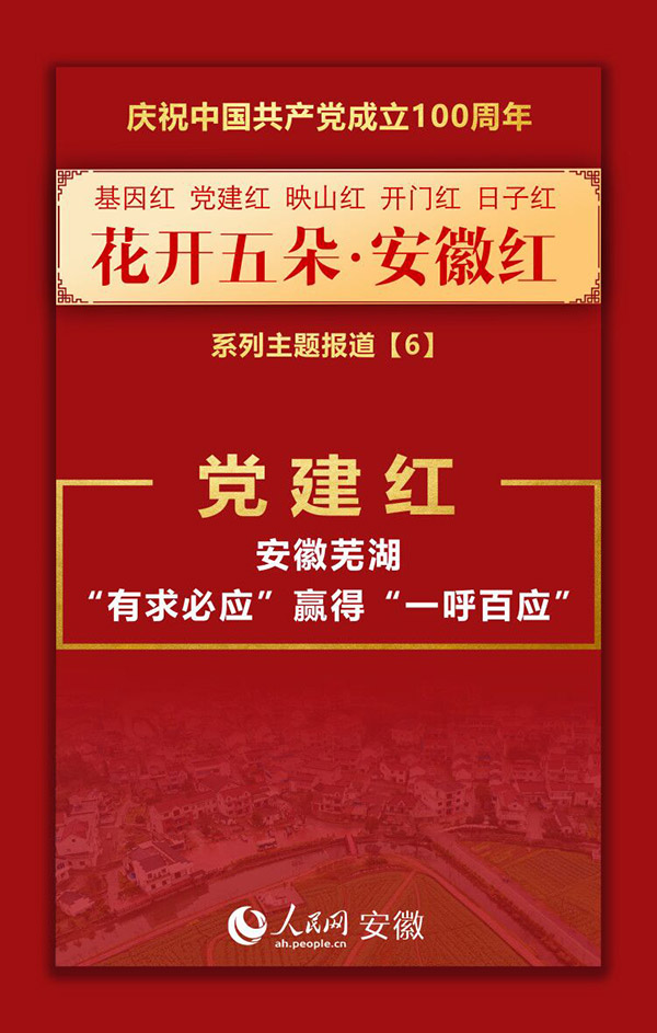 党建红|安徽芜湖：“有求必应”赢得“一呼百应”