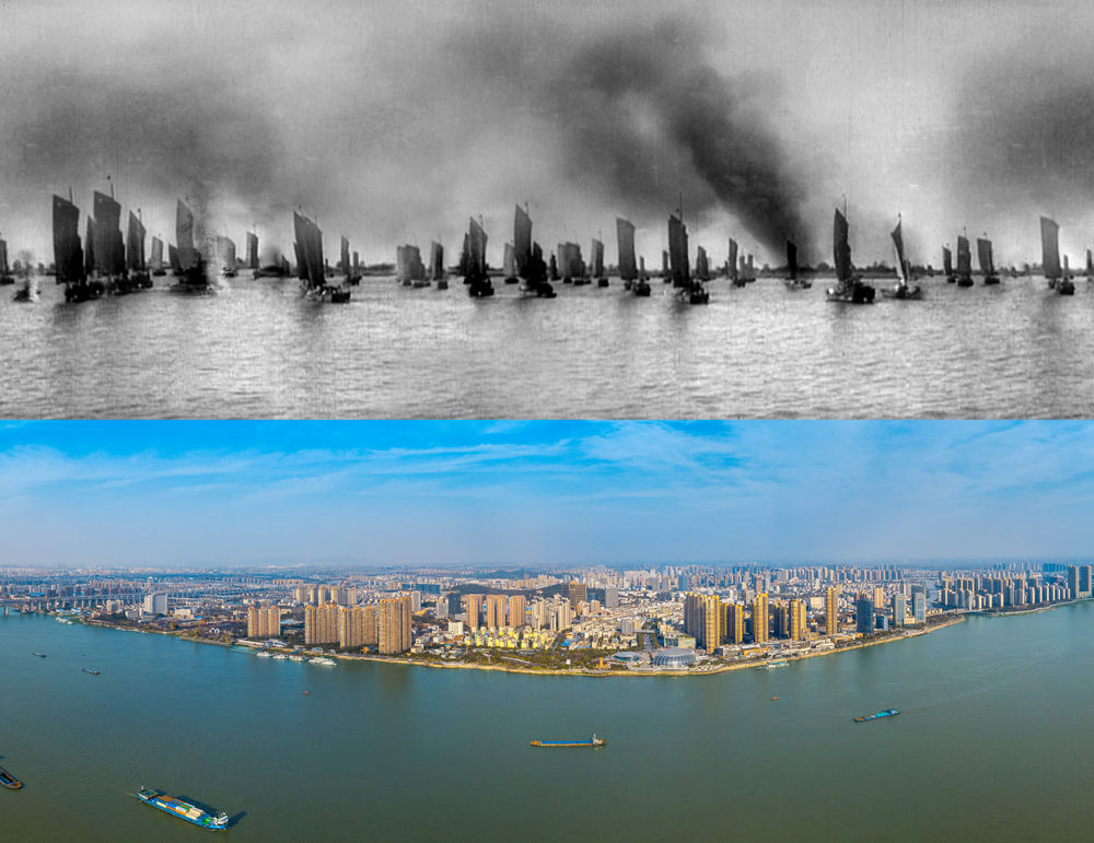 穿越72年的“同框照” 见证人间正道