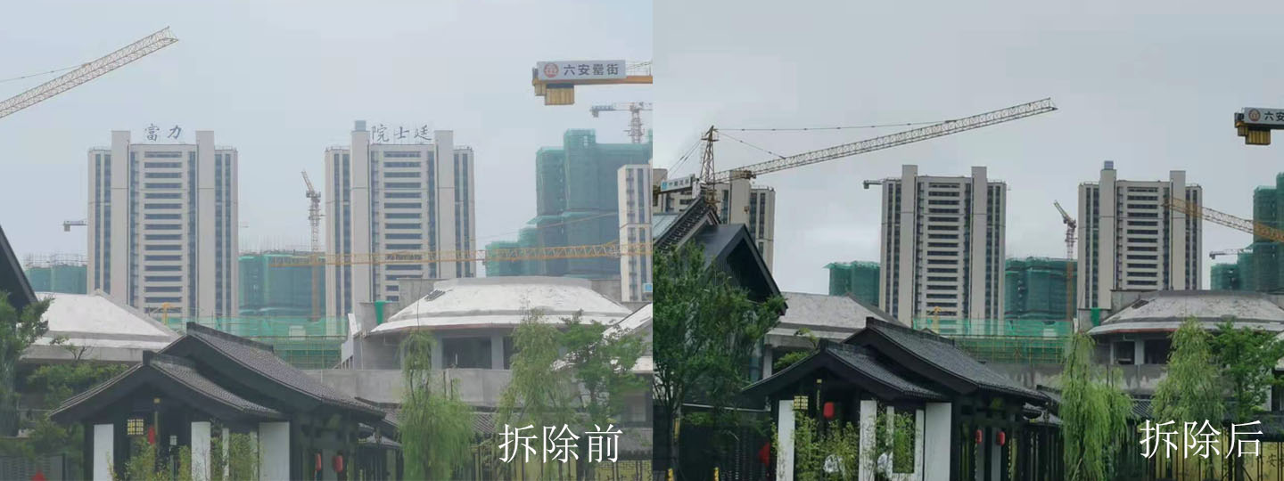 六安：整治高空户外广告标牌 净化城市天际线