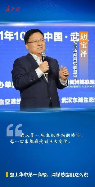 登上华中第一高楼，全国网媒总编们这么说
