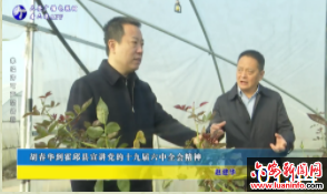 胡春华到霍邱县宣讲党的十九届六中全会精神