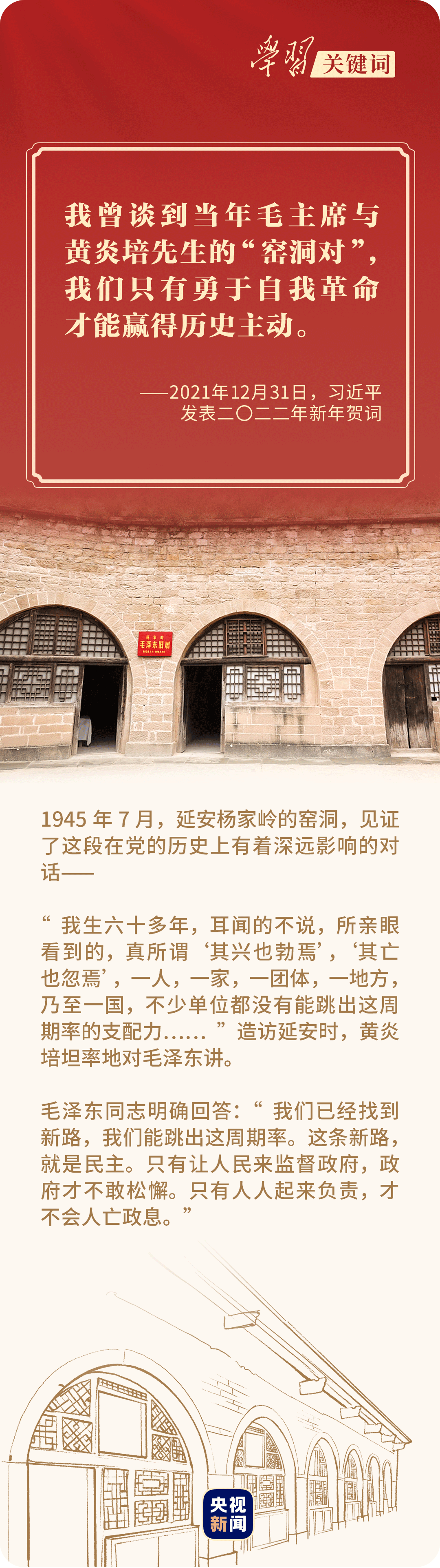 学习关键词丨总书记为何多次提到“窑洞对”？
