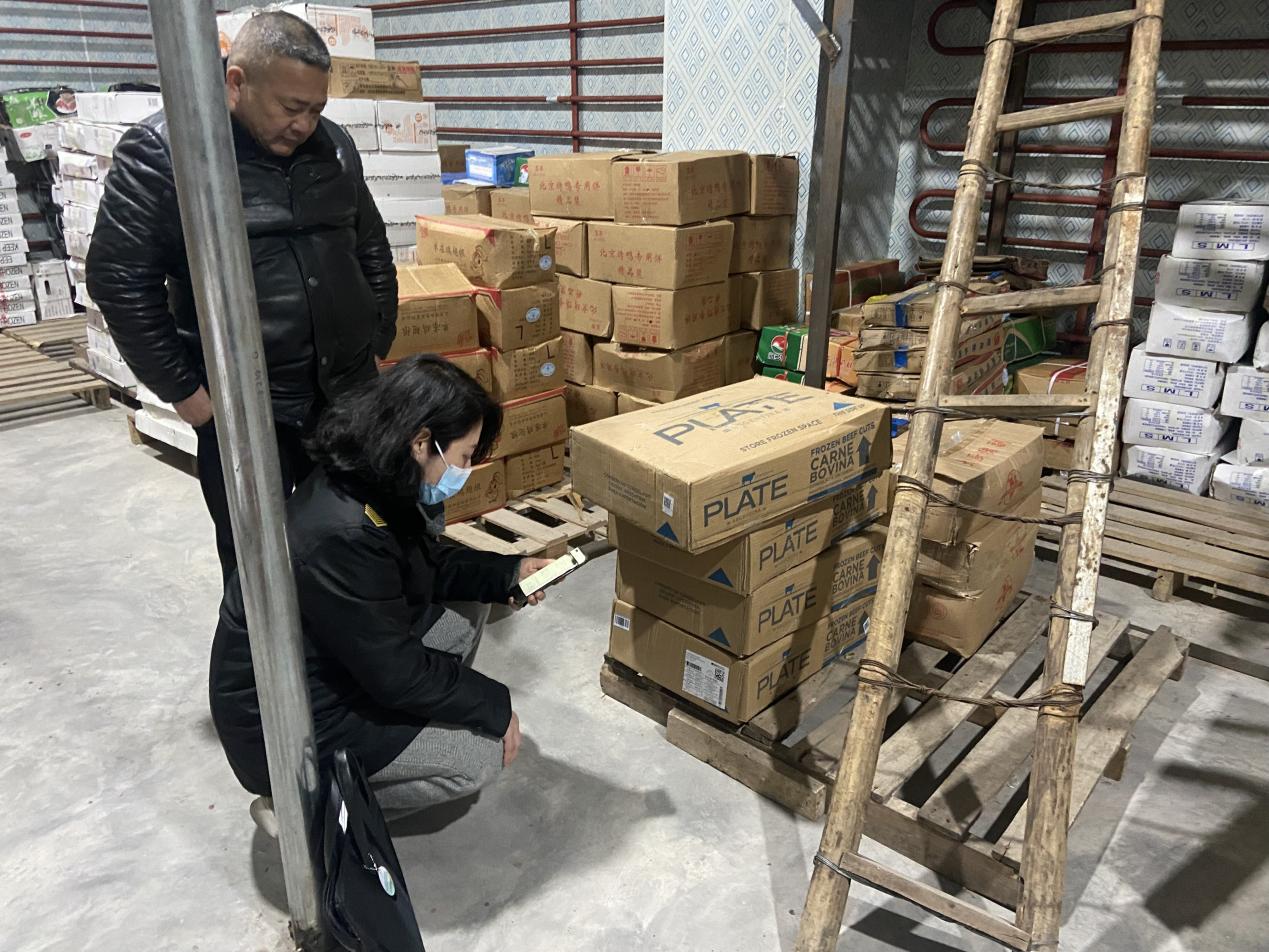 金安区开展节前冷链市场突击检查