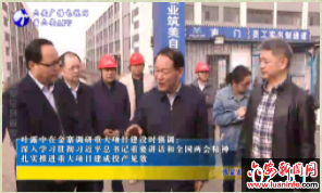 叶露中在金寨调研重大项目建设时强调：  深入学习贯彻习近平总书记重要讲话和全国两会精神  扎实推进重大项目建成投产见效