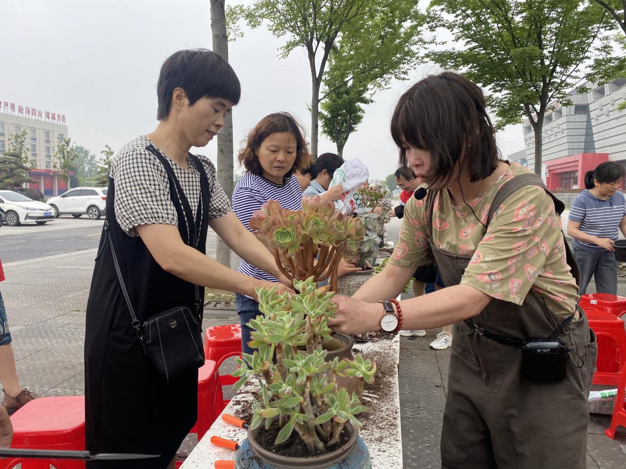 霍山县衡山镇荷香社区开展5·29计生协会会员日主题活动