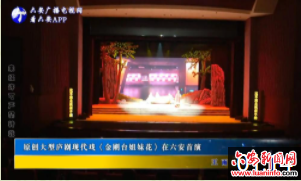 原创大型庐剧现代戏《金刚台姐妹花》在六安首演