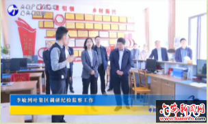 李敏到叶集区调研纪检监察工作