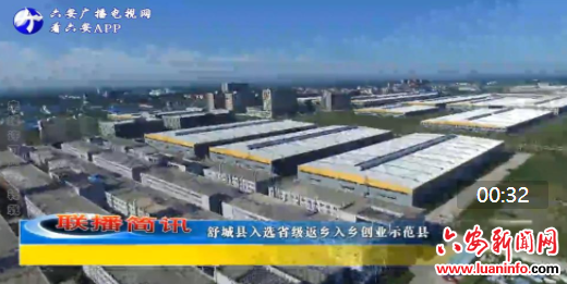 舒城县入选省级返乡入乡创业示范县