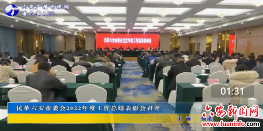 民革六安市委会2022年度工作总结表彰会召开