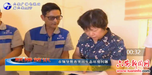 市领导督查突出生态环境问题