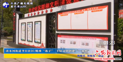 清水河街道李台社区：精准“落子”下好文明创建“一盘棋”