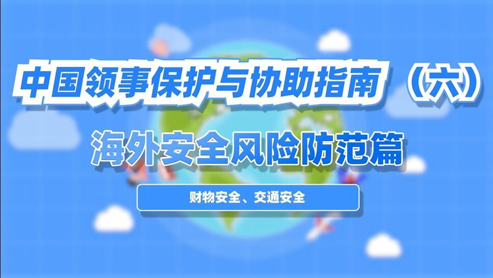  中国领事保护与协助指南(六) 海外安全风险防范篇