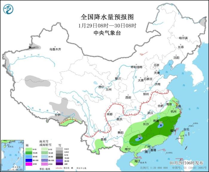 江南华南等地将有明显降水过程