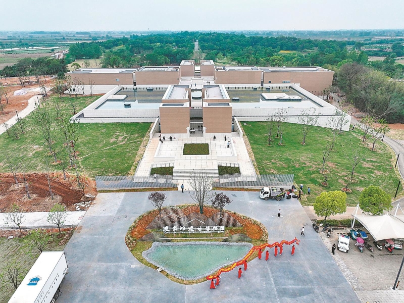 5月15日航拍的凌家滩遗址博物馆。.jpg