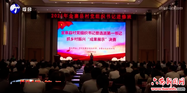 金寨县举行村党组织书记暨选派第一书记抓乡村振兴“成果展示”决赛