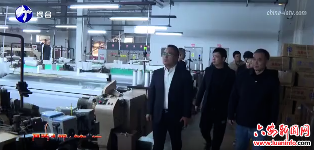 中国纺织品商业协会家纺家居专业委员会一行到金寨县考察