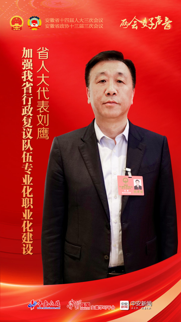 两会好声音｜省人大代表刘鹰：加强我省行政复议队伍专业化职业化建设