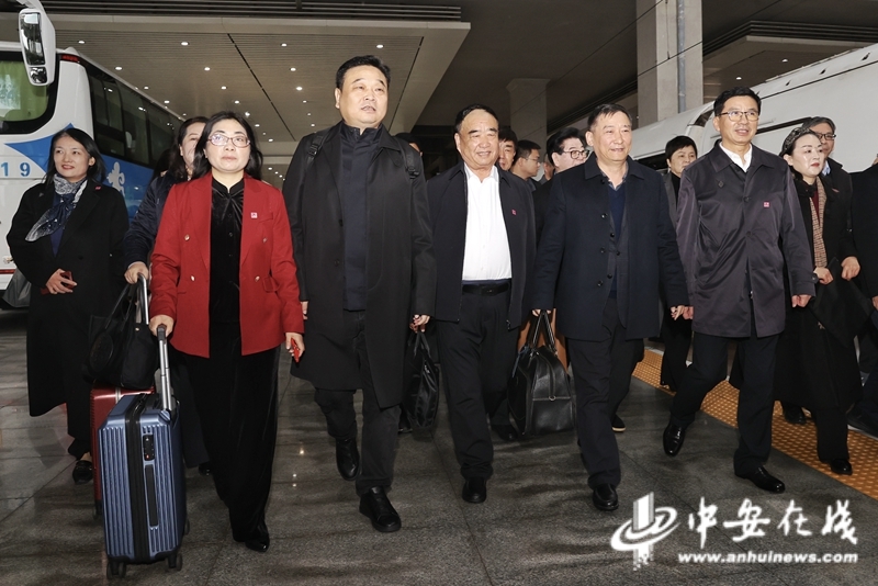 在皖全国人大代表启程赴京