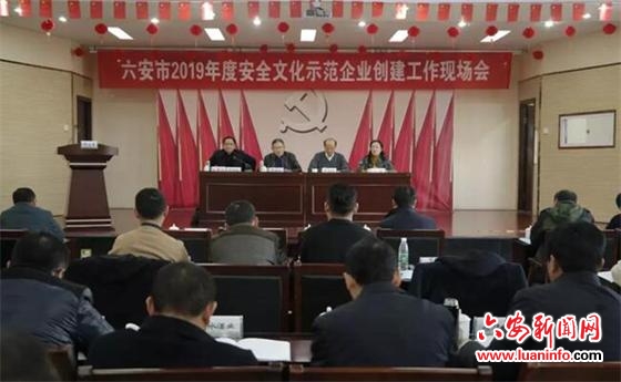 市应急局在裕安区召开2019年安全文化企业创建工作现场会